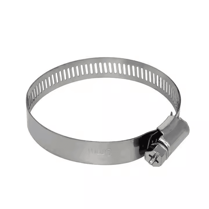 Adjustable 304 Stainless Steel Pipe Clamp Air Ducting Clamp Worm Drive Hose Clamps