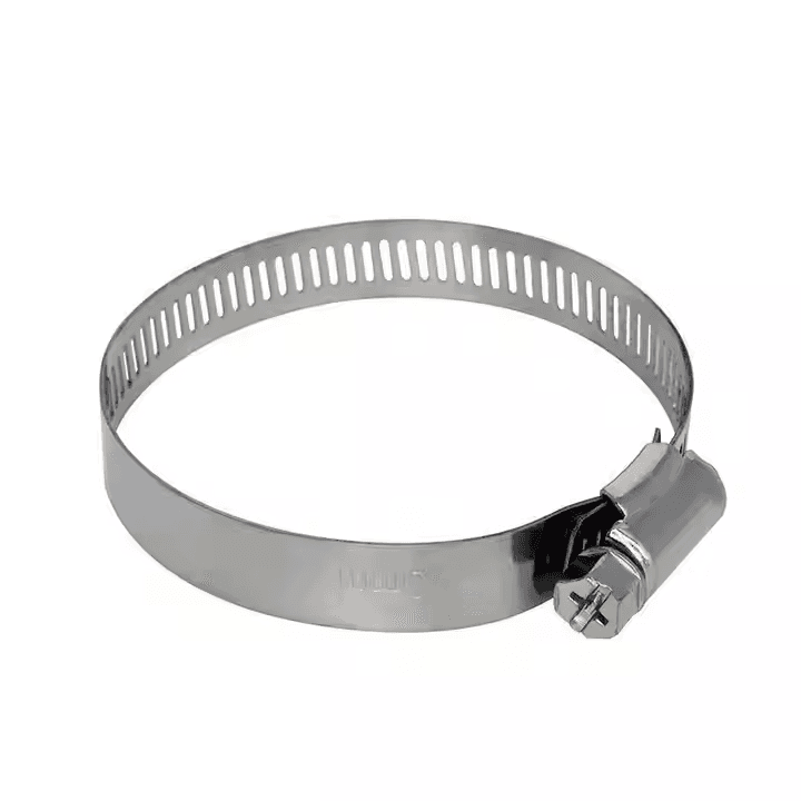 Adjustable 304 Stainless Steel Pipe Clamp Air Ducting Clamp Worm Drive Hose Clamps