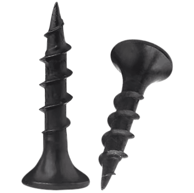 黑色磷酸盐干壁螺钉（尖头）|粗/细螺纹