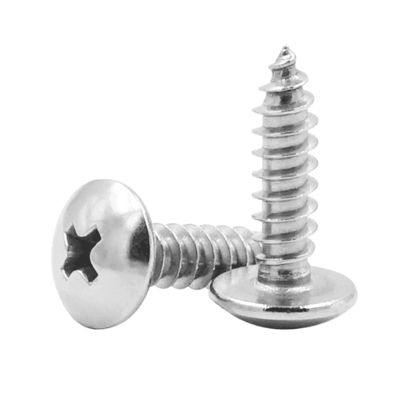 Cross Recessed Pan Head Self-Tapping Screws | Phillips Mushroom Head - HighFasteners