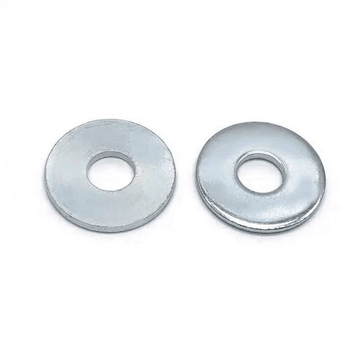 M4 Galvanized Flat Washers | Furniture Anti-Scratch Carbon Steel - HighFasteners
