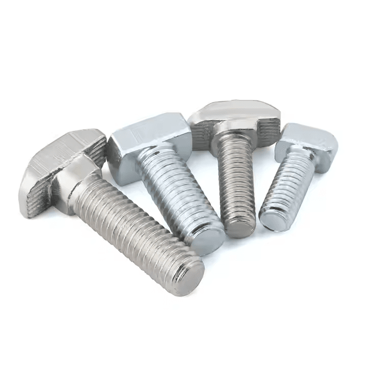 DIN 186 T-Head Bolt with Square Neck | Stainless Steel A2/A4 & Carbon Steel