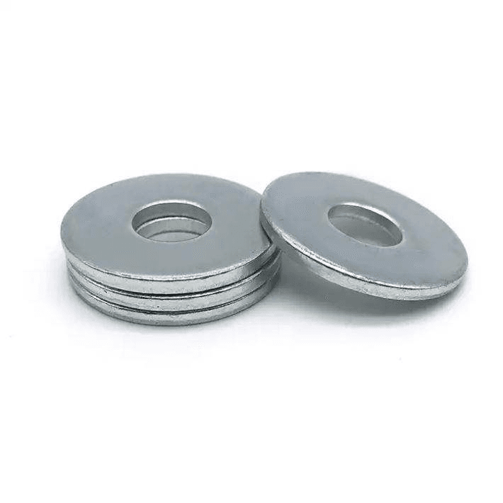 M4 Galvanized Flat Washers | Furniture Anti-Scratch Carbon Steel - HighFasteners