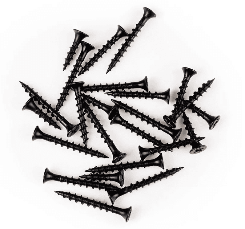 黑色磷酸盐干壁螺钉（尖头）|粗/细螺纹