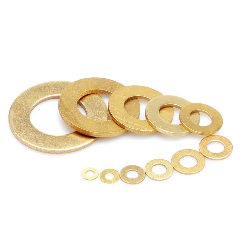 M12 Copper Flat Washers | Conductive Power Equipment - HighFasteners