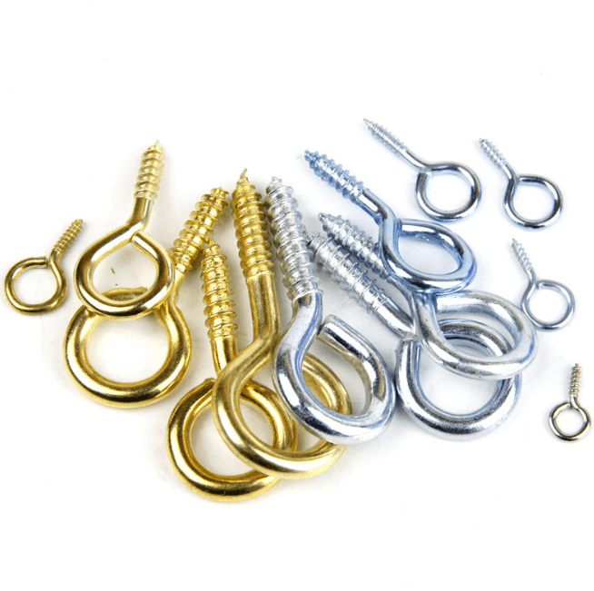 Self-Tapping Eye Screw Hook (Sheep Eye) | Steel & Stainless
