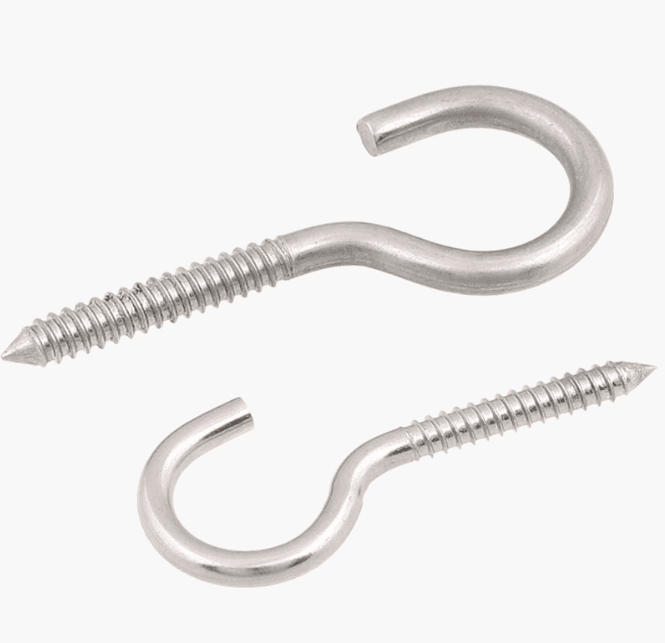 Self-Tapping Eye Screw Hook (Sheep Eye) | Steel & Stainless