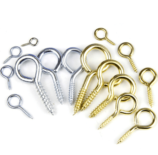 Self-Tapping Eye Screw Hook (Sheep Eye) | Steel & Stainless