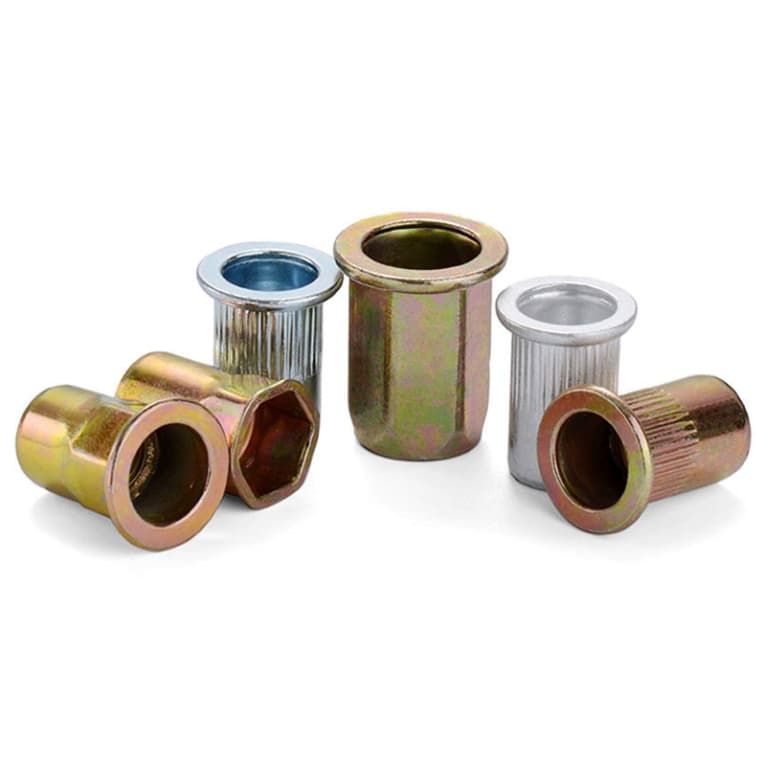 Плоские клепочные гайки | Слепые гайки из нержавеющей/углеродной стали - HighFasteners