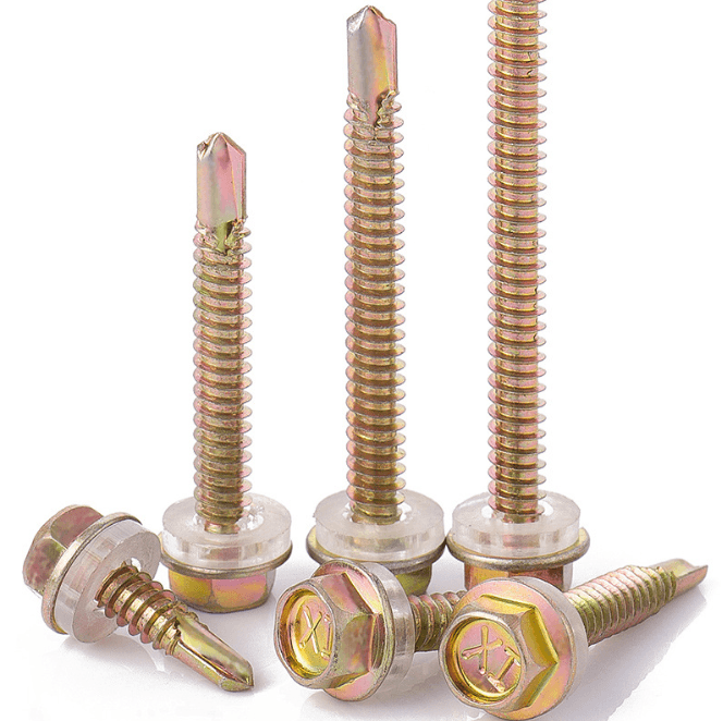 Hex Head Self Drilling Screw (Tek Screw) | Zinc Plated