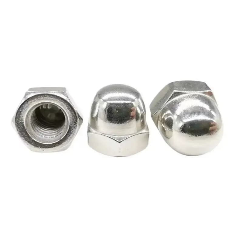 Hex Domed Cap Nuts | Acorn Nuts Carbon Steel - HighFasteners