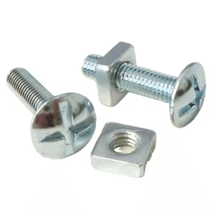 Best Selling Carbon Steel Zinc Roofing Bolt Set with Nuts and Washers 16-20mm Titanium Cap and Hex Head Bolts Eye Bolt Type