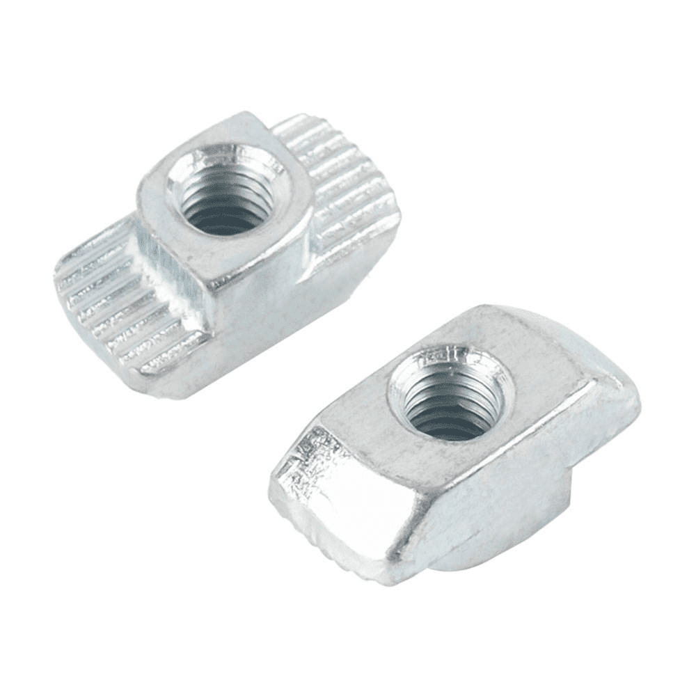 Молоточные гайки с T-слотом M4-M6. 304 нержавеющие T-гайки - HighFasteners