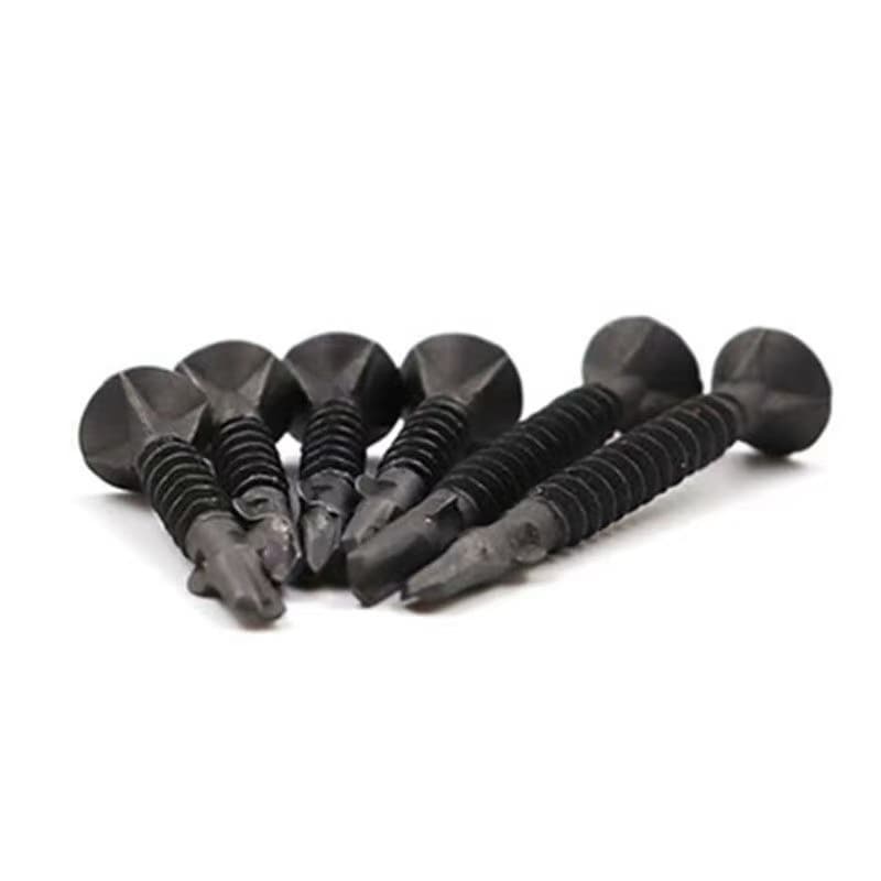 Белый синий цинкованный CSK самобурящий винт неприкользящая плоская голова с ребрами и крыльями винтами Категория продукта