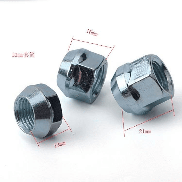 M 12 x 1.25ホイールラグナット｜亜鉛メッキ丸頭-高締付具