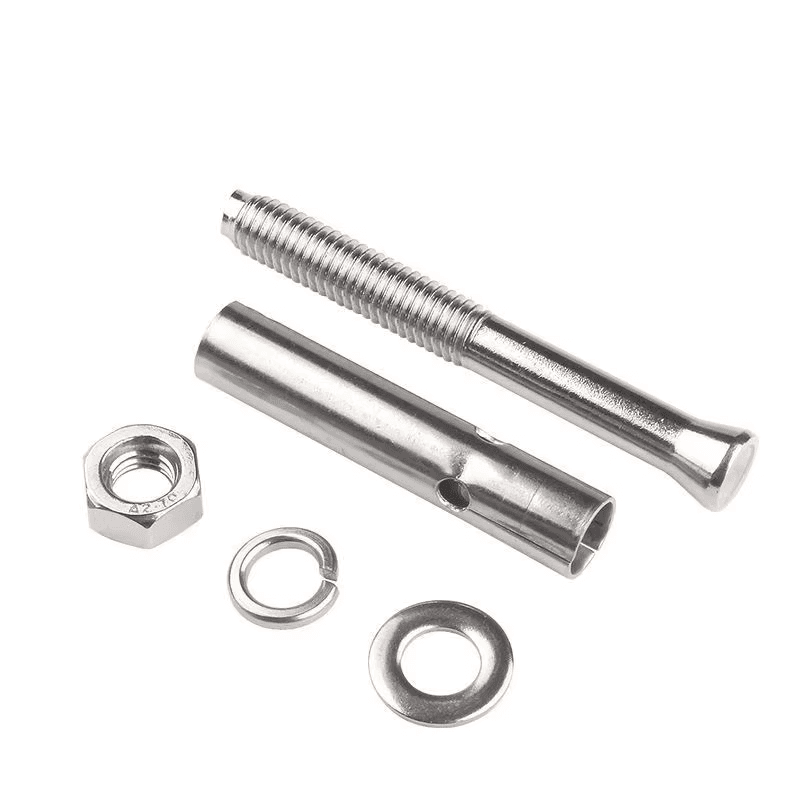 304/316 المقاوم للصدأ اسفين مرساة المسمار القياسي توسيع الأكمام 304/316 المقاوم للصدأ اسفين مرساة المسمار القياسي توسيع الأكمام