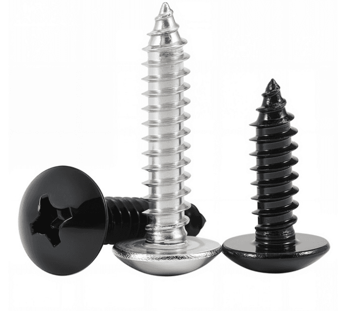 Cross Recessed Pan Head Self-Tapping Screws | Phillips Mushroom Head - HighFasteners