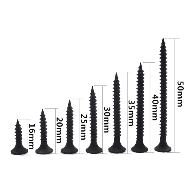 优质磷酸盐黑细牙干壁螺钉 优质磷酸盐黑细牙干壁螺钉