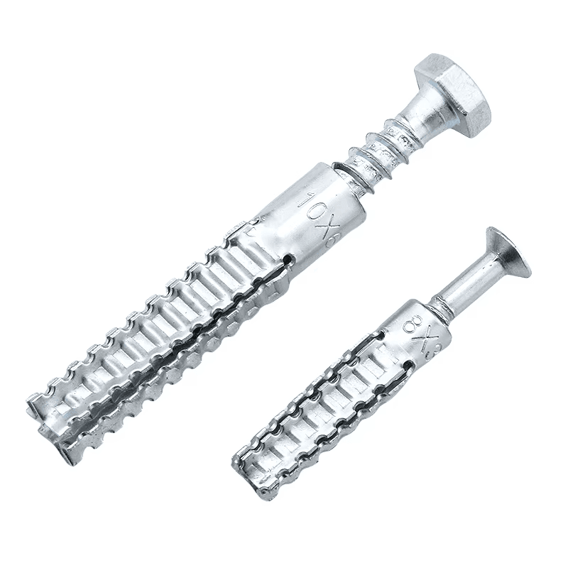 Heavy Duty Serrated Expansion Anchor (Anti-Spin) | For Hollow Brick & Concrete Heavy Duty Serrated Expansion Anchor (Anti-Spin) | For Hollow Brick & Concrete