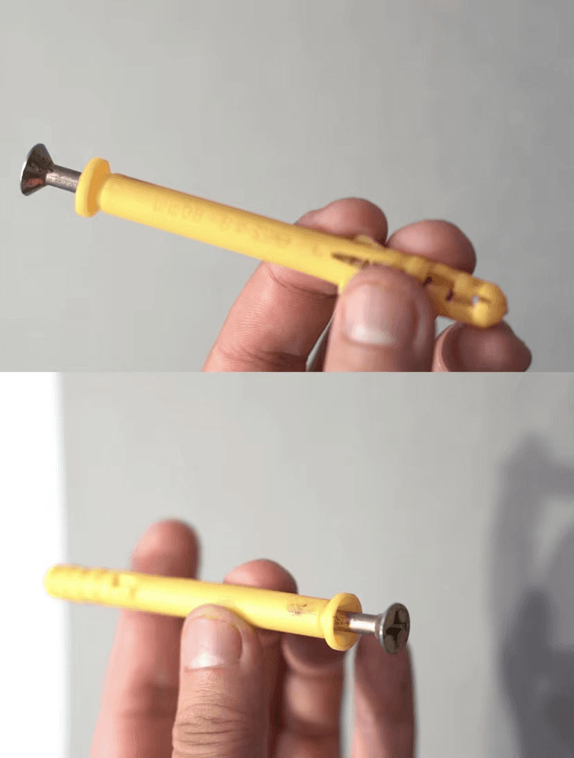 M8尼龙PE塑料膨胀塞和镀锌钢螺栓 M8尼龙PE塑料膨胀塞和镀锌钢螺栓