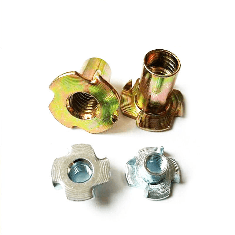 DIN1624四叉T型螺母M6 |镀锌碳钢-高紧固件 DIN1624四叉T型螺母M6 |镀锌碳钢-高紧固件