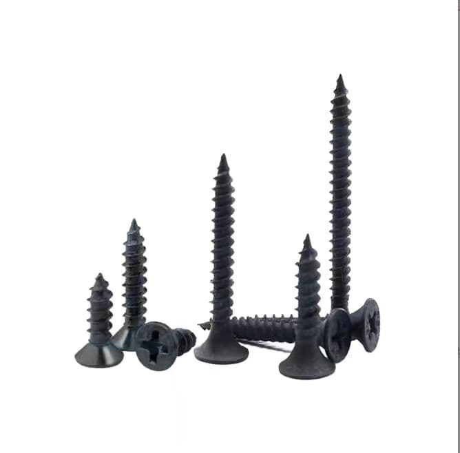 High-quality Phosphate-black Fine Thread Drywall Screws