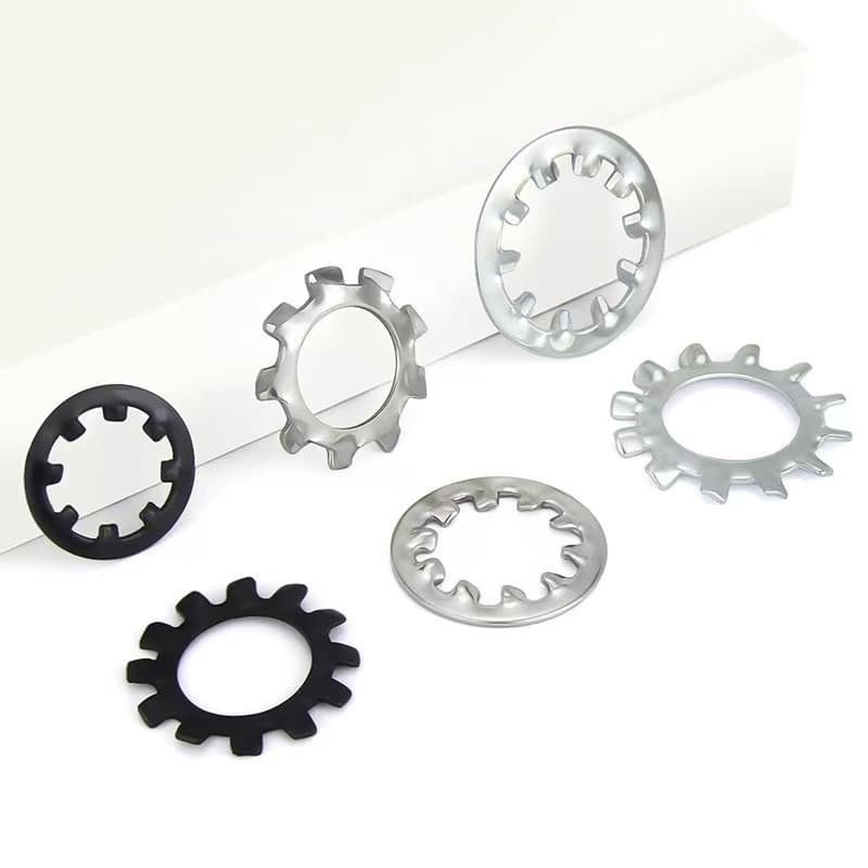 M10 Internal Tooth Lock Washers | Flange Anti-Loosening - HighFasteners M10 Internal Tooth Lock Washers | Flange Anti-Loosening - HighFasteners