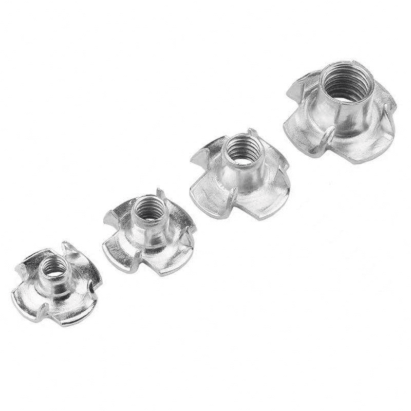 DIN 1624 Four Claw Tee Nut for Wood Furniture DIN 1624 Four Claw Tee Nut for Wood Furniture