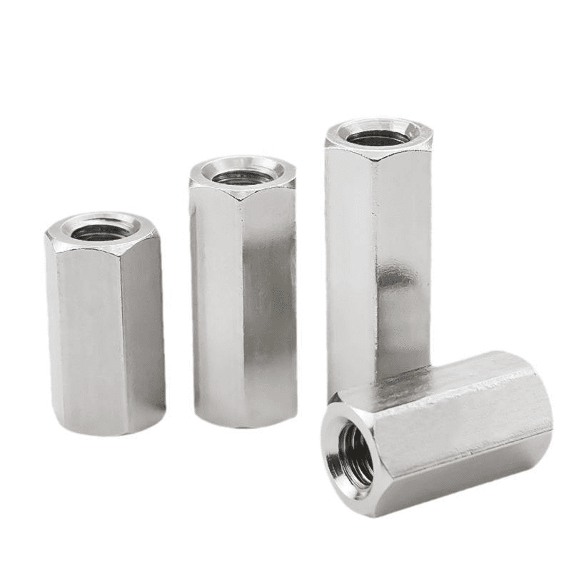 Lower Price Galvanized Zinc Plated Hexagon Coupling Nuts Hex Coupling Nuts Long Nuts Lower Price Galvanized Zinc Plated Hexagon Coupling Nuts Hex Coupling Nuts Long Nuts