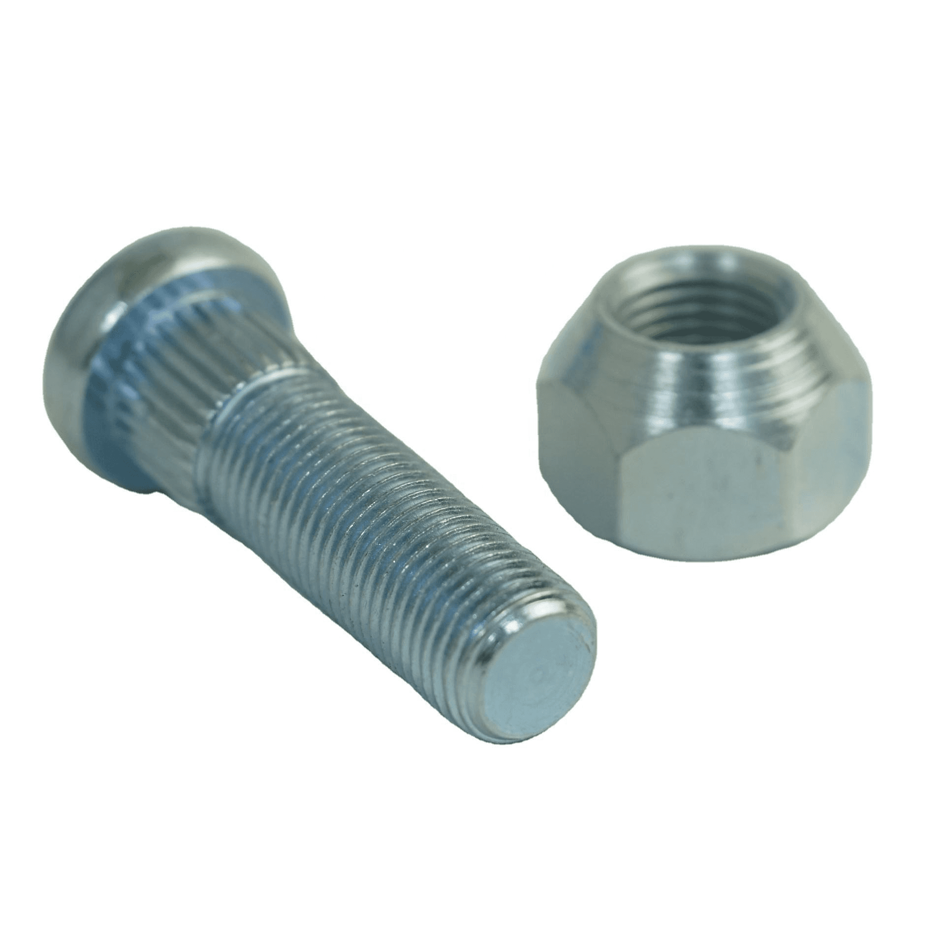 Grade 8 Wheel Studs 1/2-20 UNF | Zinc Plated Lock Bolts/Nuts - HighFasteners Grade 8 Wheel Studs 1/2-20 UNF | Zinc Plated Lock Bolts/Nuts - HighFasteners