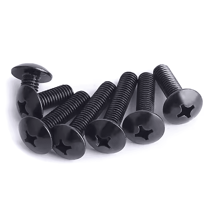 Black Oxide Phillips Truss Head Machine Screws M4-M8 Black Oxide Phillips Truss Head Machine Screws M4-M8