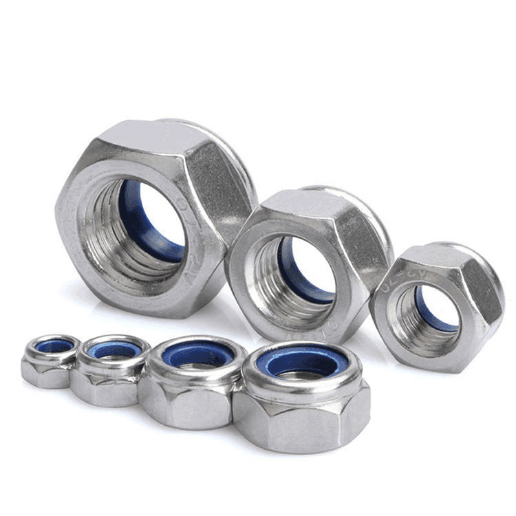 China Factory Direct Sales Galvanized Hex Nuts Hexagonal Nylon Lock Nut Self-locking DIN985 China Factory Direct Sales Galvanized Hex Nuts Hexagonal Nylon Lock Nut Self-locking DIN985