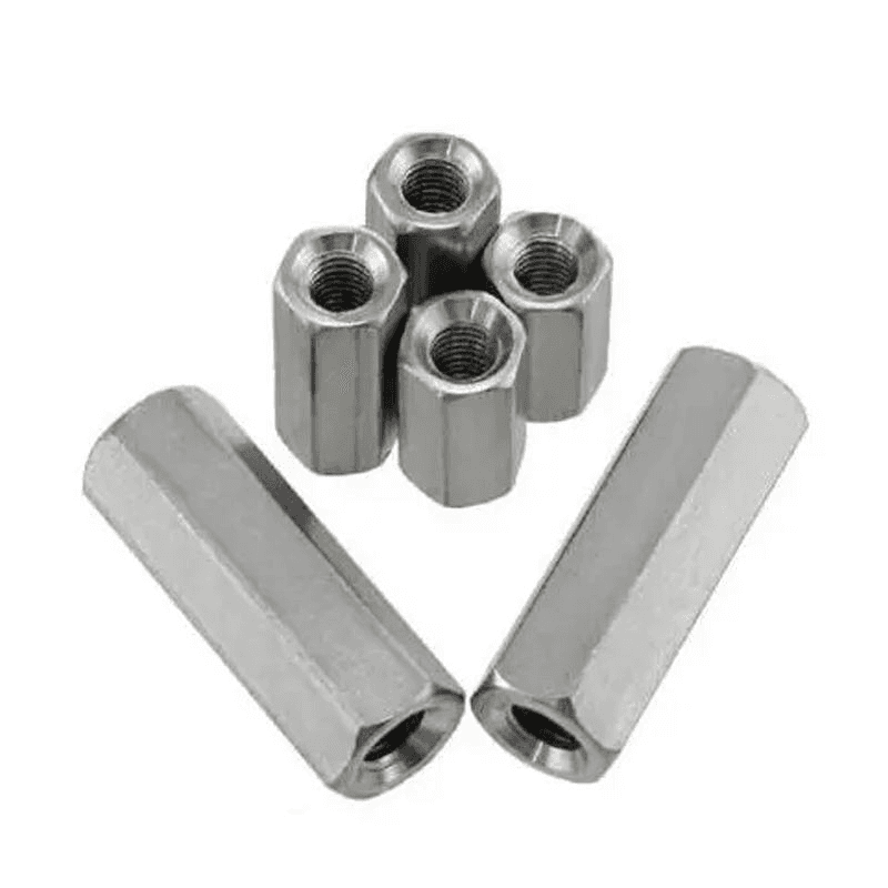 Lower Price Galvanized Zinc Plated Hexagon Coupling Nuts Hex Coupling Nuts Long Nuts Lower Price Galvanized Zinc Plated Hexagon Coupling Nuts Hex Coupling Nuts Long Nuts