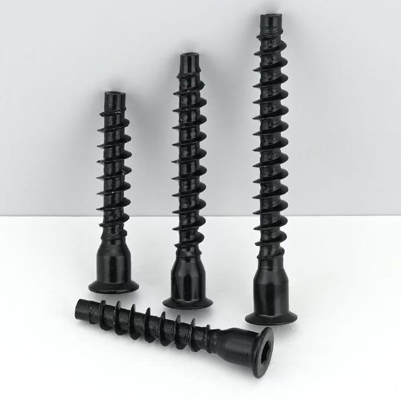 Euro Screw Blue White Zinc Self-Tapping Carbon Steel Hex Socket Wood Furniture Screws Euro Screw Blue White Zinc Self-Tapping Carbon Steel Hex Socket Wood Furniture Screws