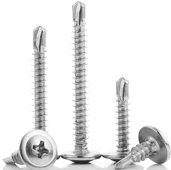 Truss Head Self-Drilling Screws | Blue Zinc Phillips with Washer - HighFasteners Truss Head Self-Drilling Screws | Blue Zinc Phillips with Washer - HighFasteners