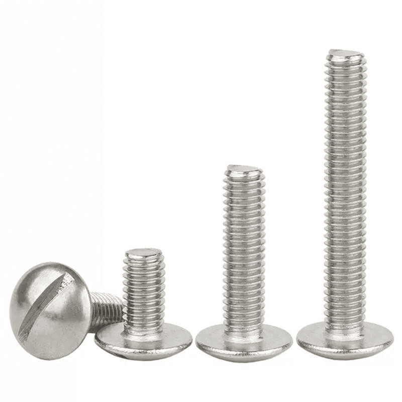 Custom SS304/316 Slotted Truss Mushroom Machine Screws Custom SS304/316 Slotted Truss Mushroom Machine Screws
