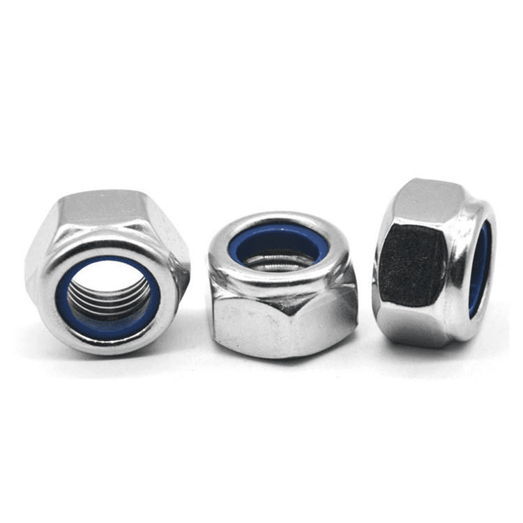 China Factory Direct Sales Galvanized Hex Nuts Hexagonal Nylon Lock Nut Self-locking DIN985 China Factory Direct Sales Galvanized Hex Nuts Hexagonal Nylon Lock Nut Self-locking DIN985