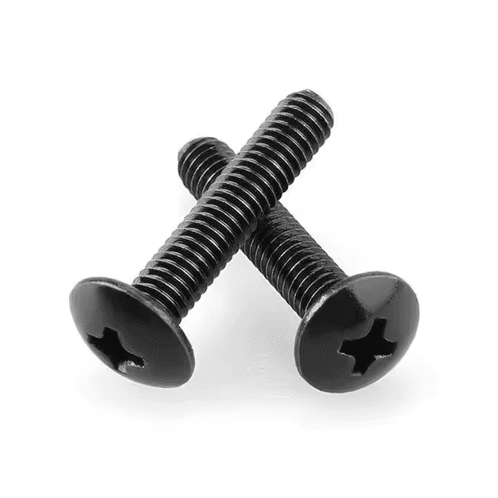 Black Oxide Phillips Truss Head Machine Screws M4-M8 Black Oxide Phillips Truss Head Machine Screws M4-M8
